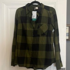 H&M plaid shirt size 6